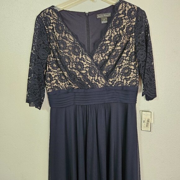 Jessica Howard Black Semi-Formal Special Event A-Line Dress Size 1O - Picture 5 of 9